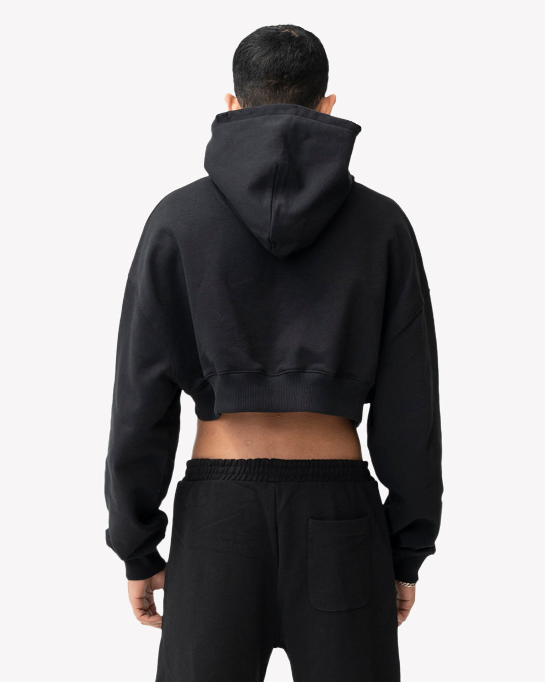 Destroyed Cropped Hoodie | Customized Culture