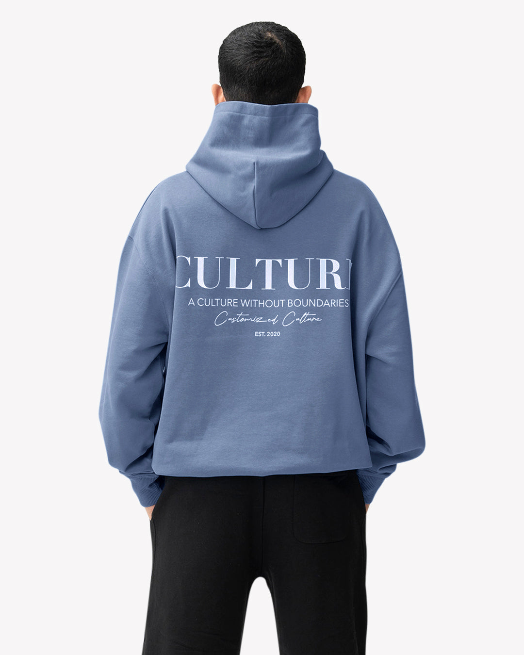 Culture Hoodie Aqua Blue | Customized Culture