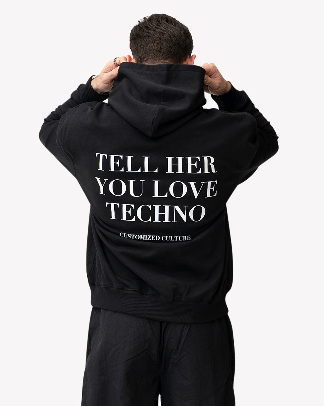Love Techno Hoodie | Customized Culture