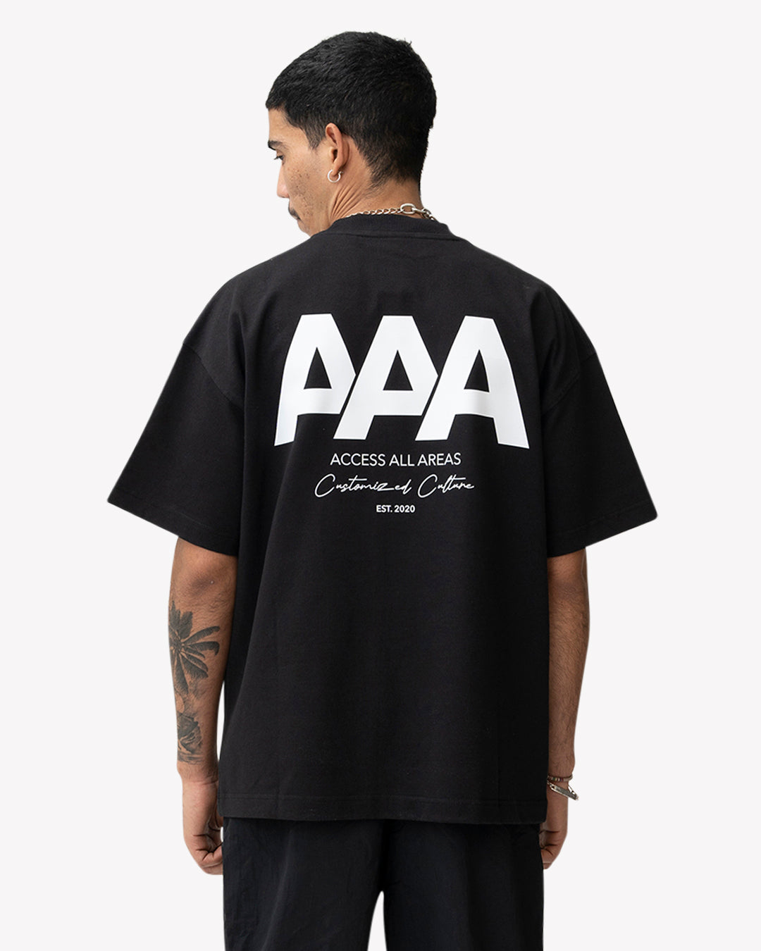 Access All Areas T-Shirt Black | Customized Culture