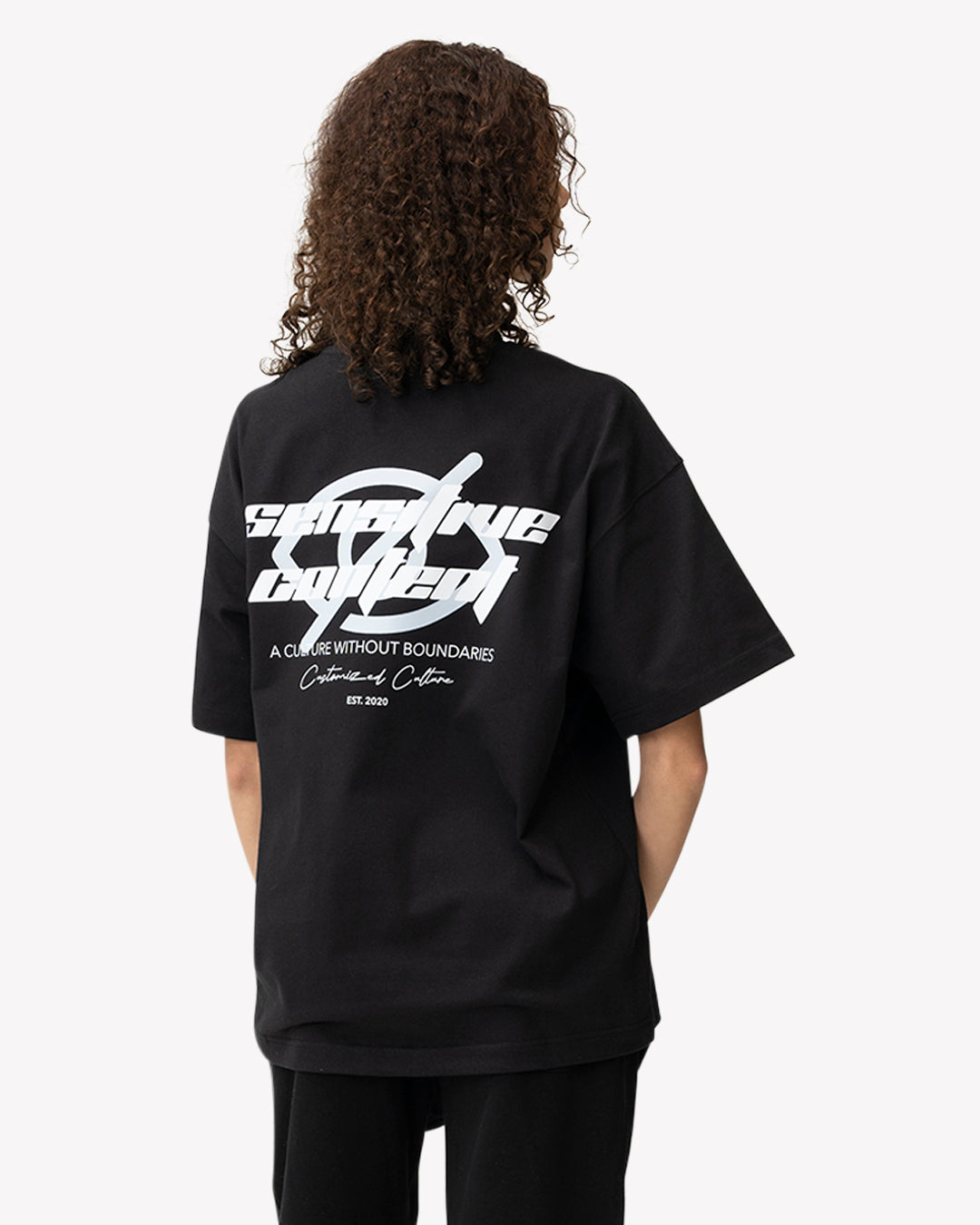 Sensitive Content T-Shirt Black | Customized Culture