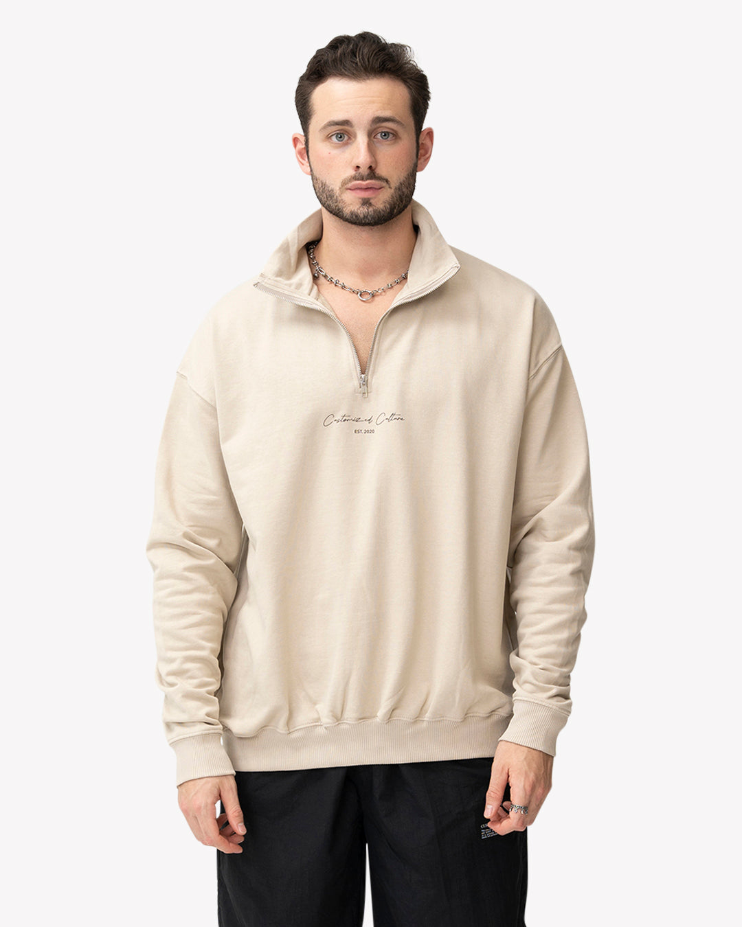 Customized Culture Halfzip Desert | Customized Culture