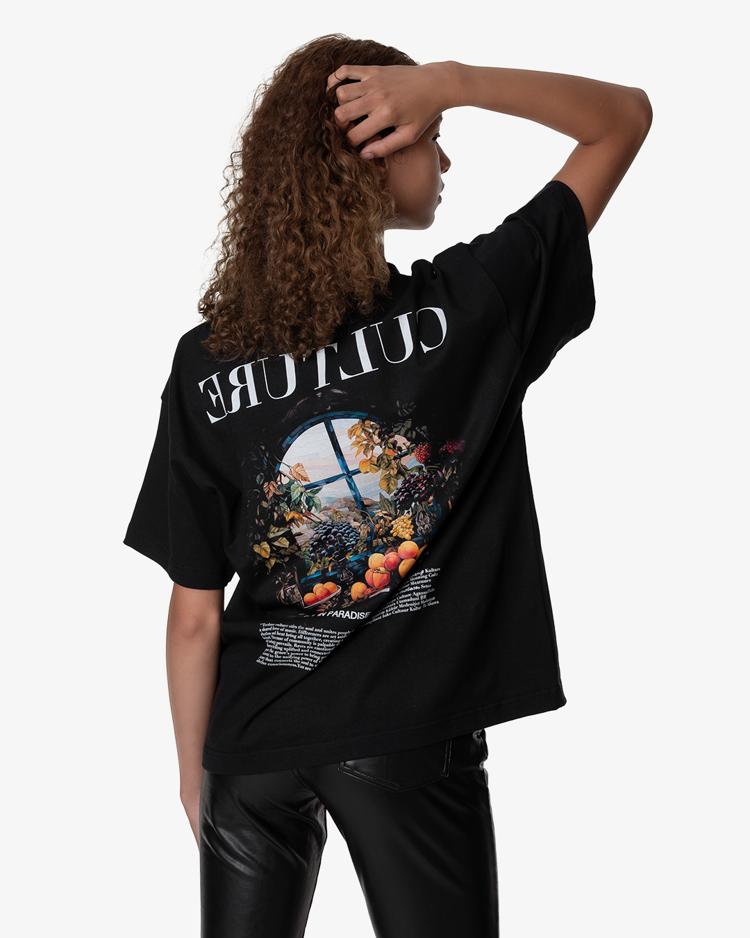 Customized Culture black rave outfit t-shirt