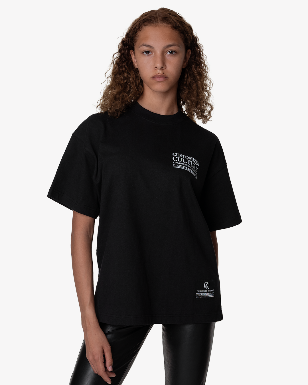 Customized Culture black rave outfit t-shirt