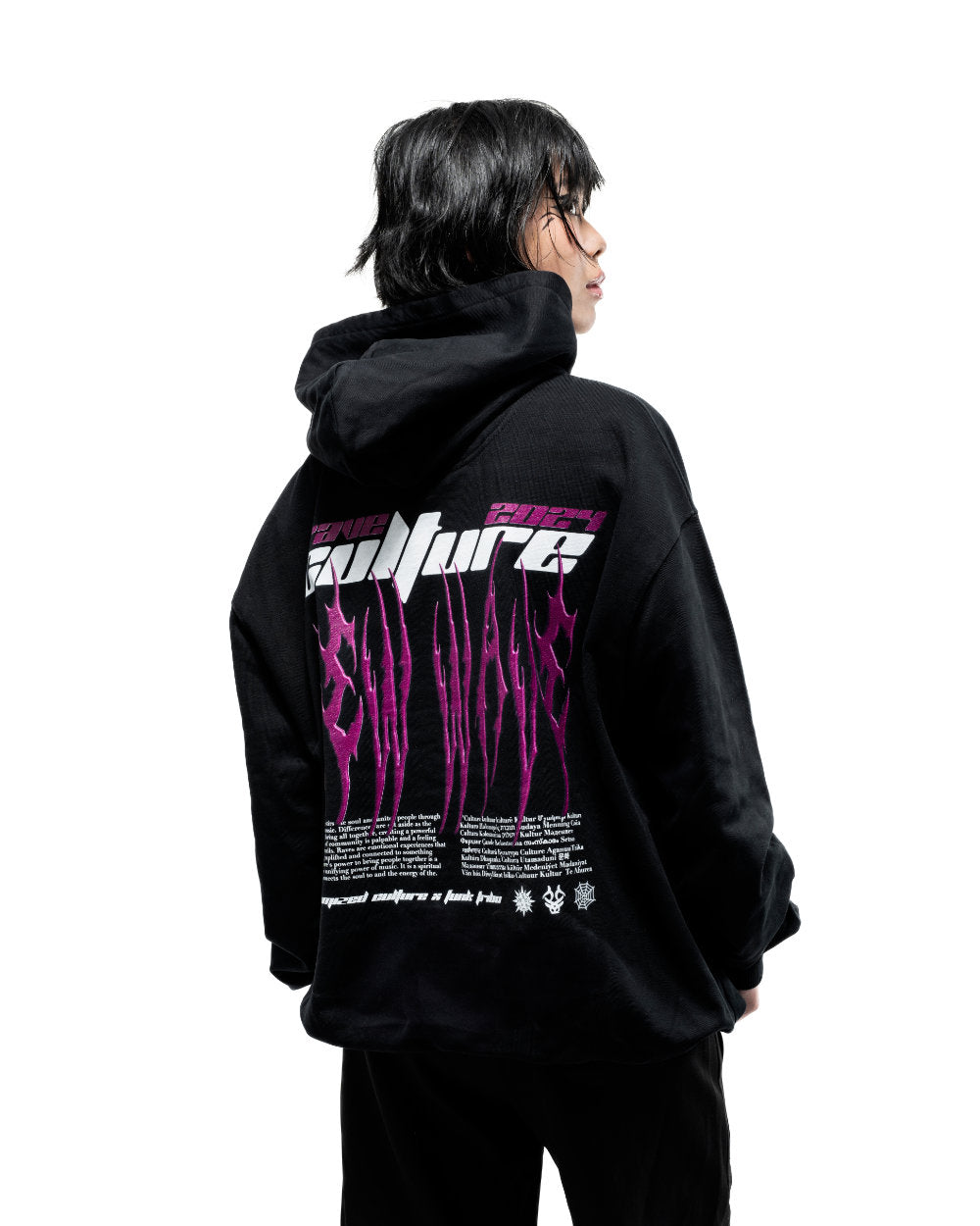 CC x Funk Tribu New Wave Hoodie Purple