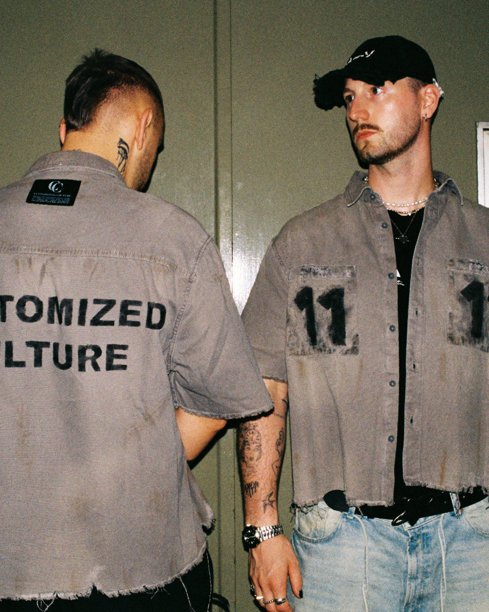 Handmade Distressed 11:11 Shirt | CC x Trancemaster Krause