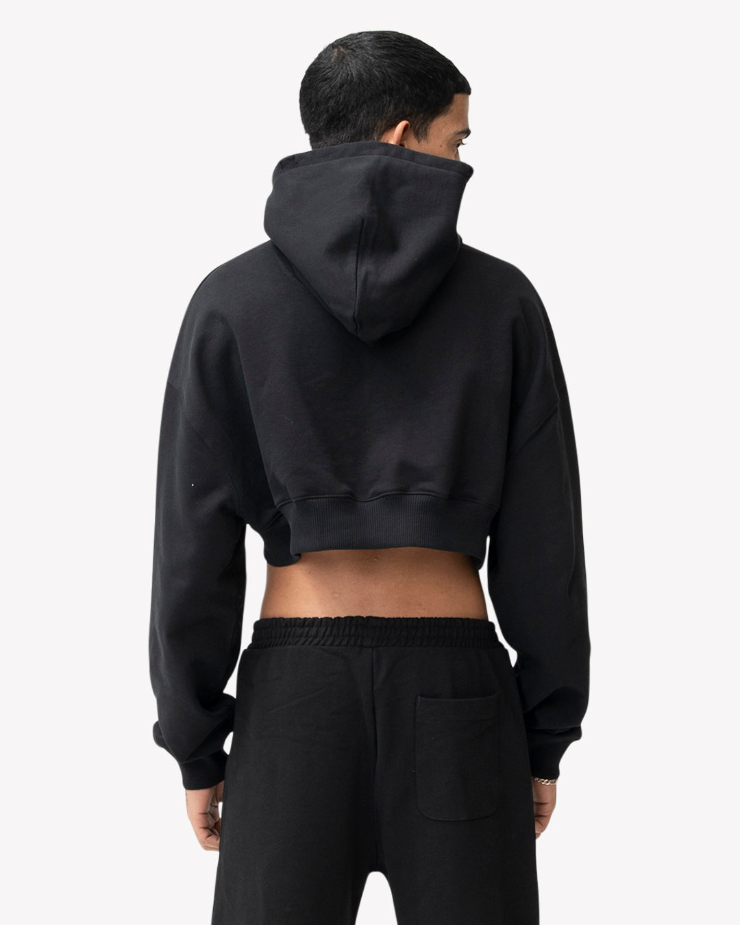 Destroyed Cropped Hoodie | Customized Culture
