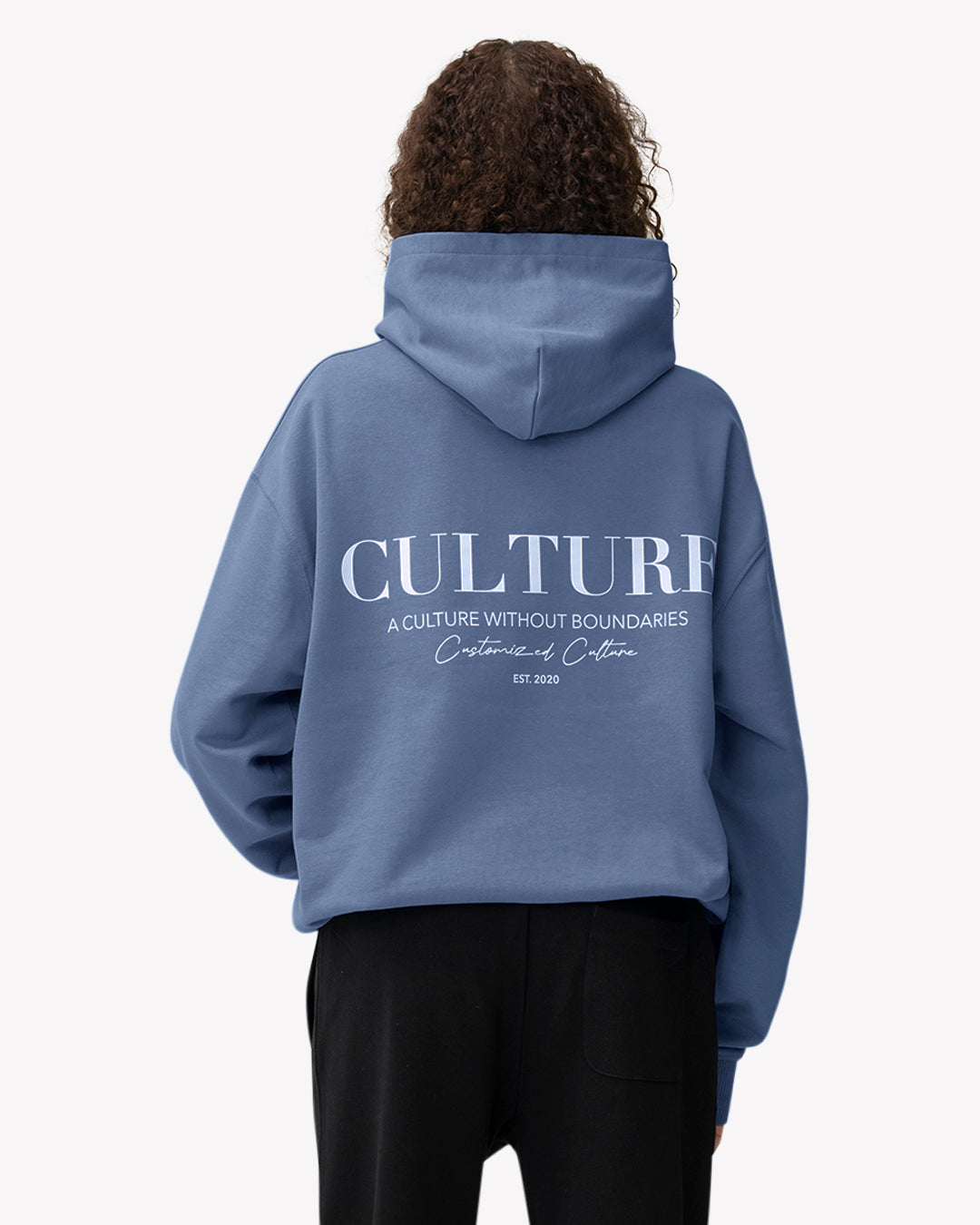 Culture Hoodie Aqua Blue | Customized Culture