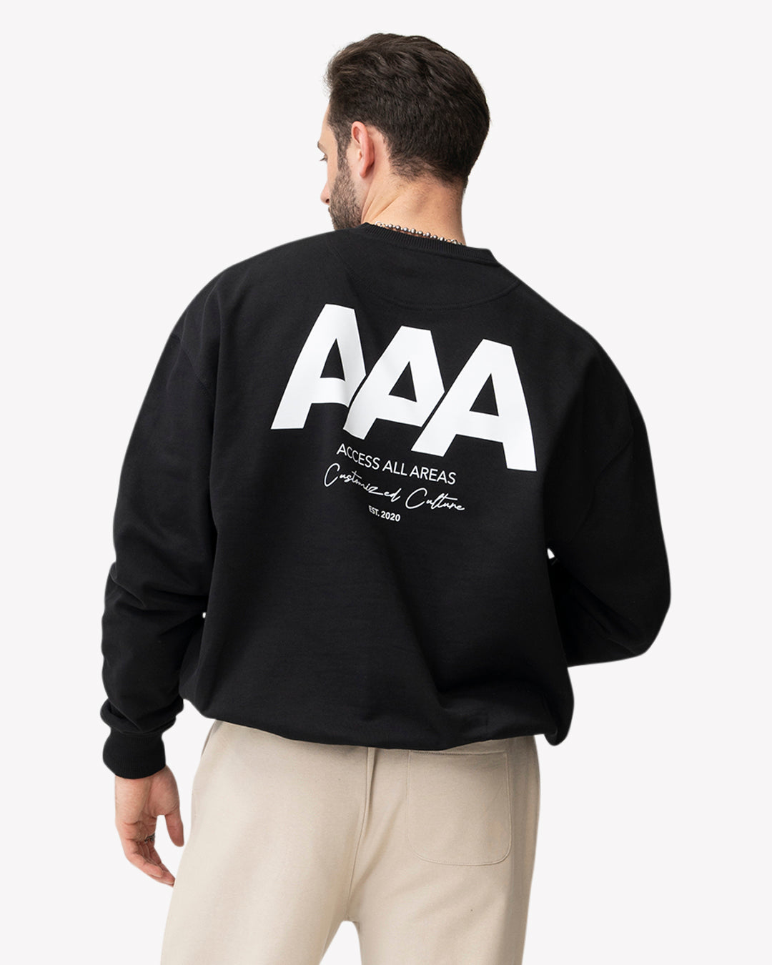Access All Areas Sweater Black | Customized Culture