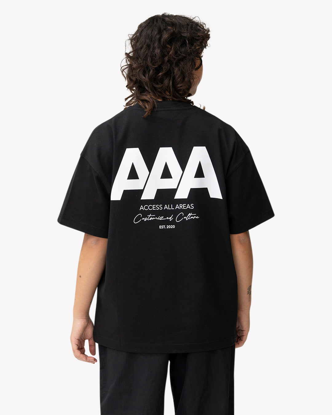 Access All Areas T-Shirt Black | Customized Culture