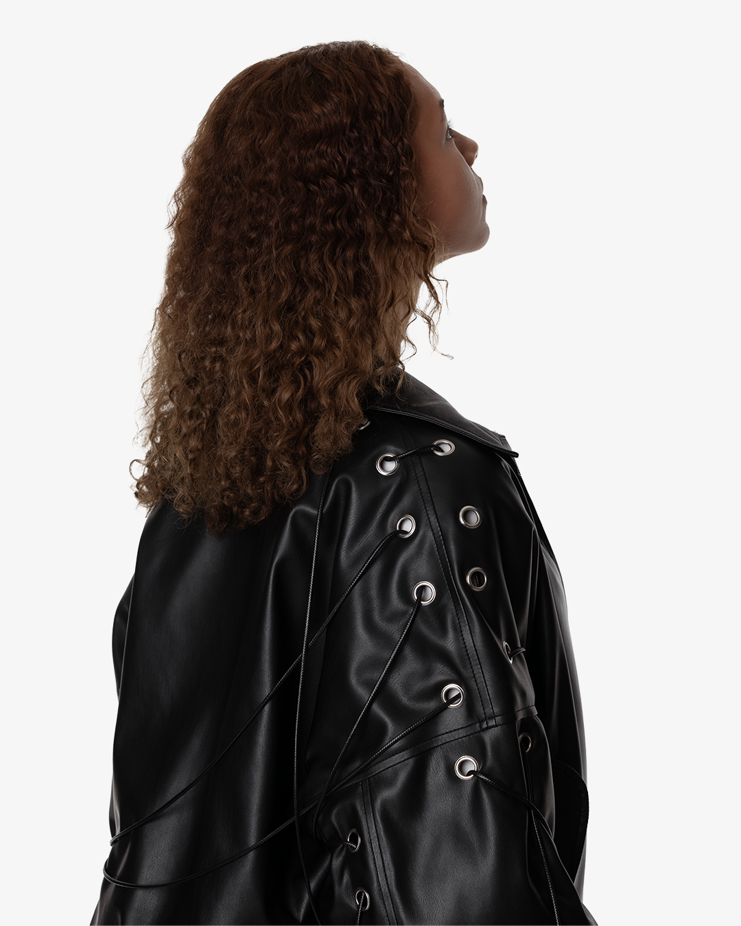 vegan leather jacket bomber 90s Customized Culture women